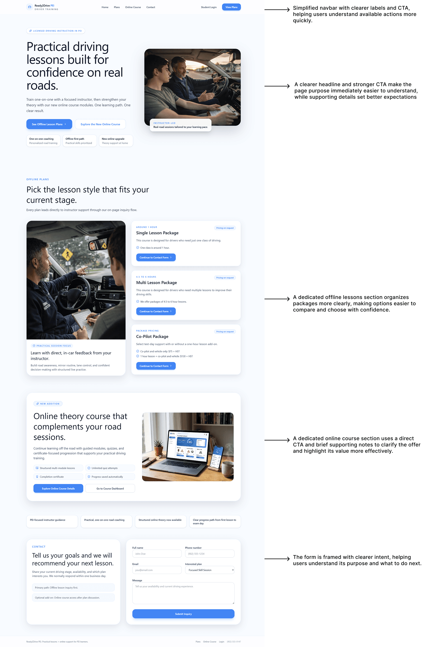 Updated after screenshot for the redesigned Ready2Drive experience.